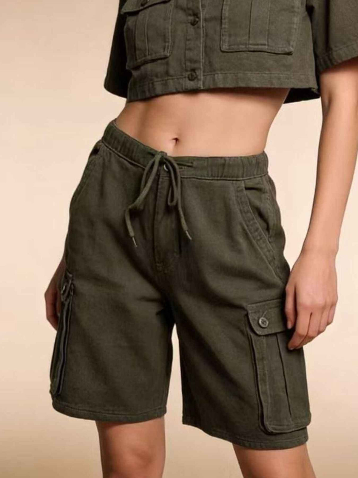 Cargo Shorts with Drawstring - Ultimate Comfort Meets Functionality
