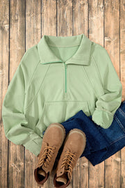 Half Zip Long Sleeve Sweatshirt — view 19