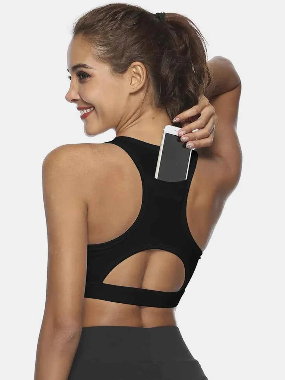 Cutout Scoop Neck Active Tank - Elevate Your Fitness Wardrobe — view 4