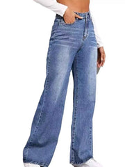 High-Waisted Wide Leg Jeans - Effortless Style & Comfort — view 3
