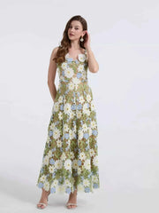 Floral Embroidered Maxi Dress — view 3