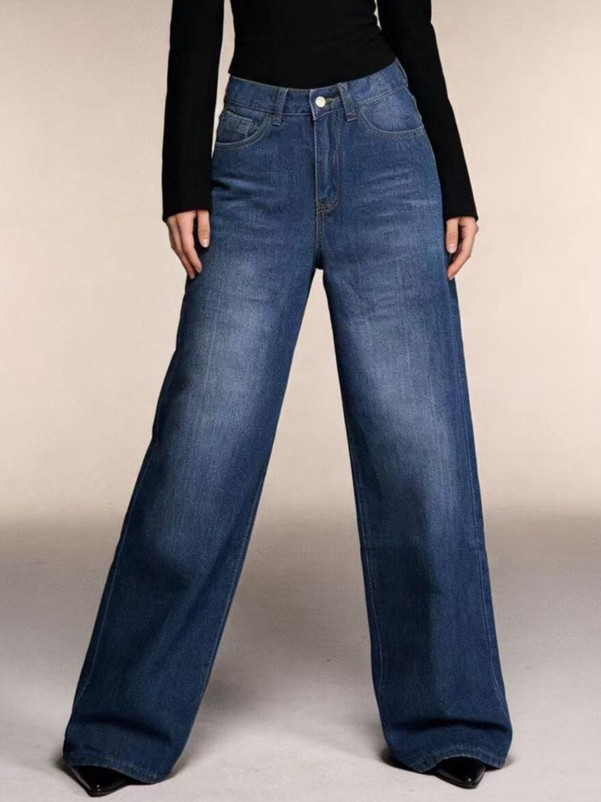 High-Waisted Wide Leg Jeans for Effortless Style — view 6