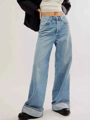 Cuffed Jeans with Pockets for Effortless Style — view 4