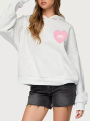 Drop Shoulder Graphic Hoodie with Kangaroo Pocket — view 7