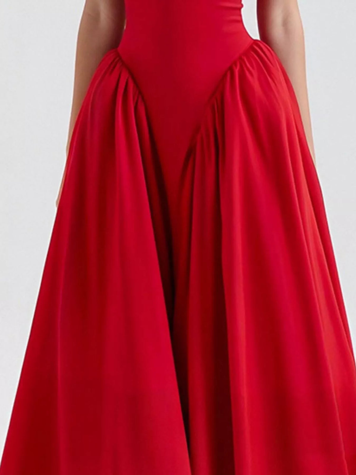 Halter Neck Midi Dress with Pockets — view 9