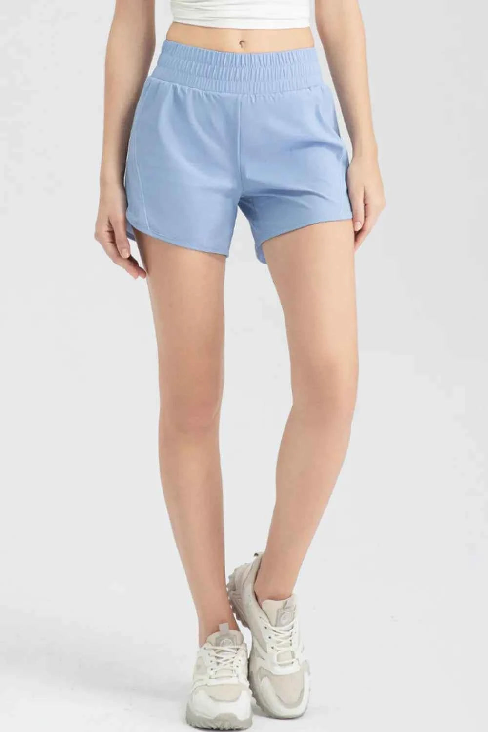 Elastic Waist Active Shorts - Comfort Meets Performance — view 4