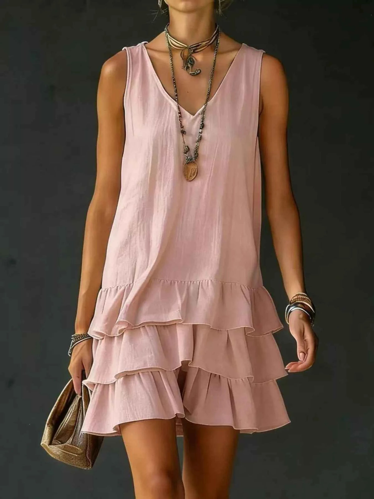 Stylish Ruffled Hem Dress - Elevate Your Summer Wardrobe — view 13