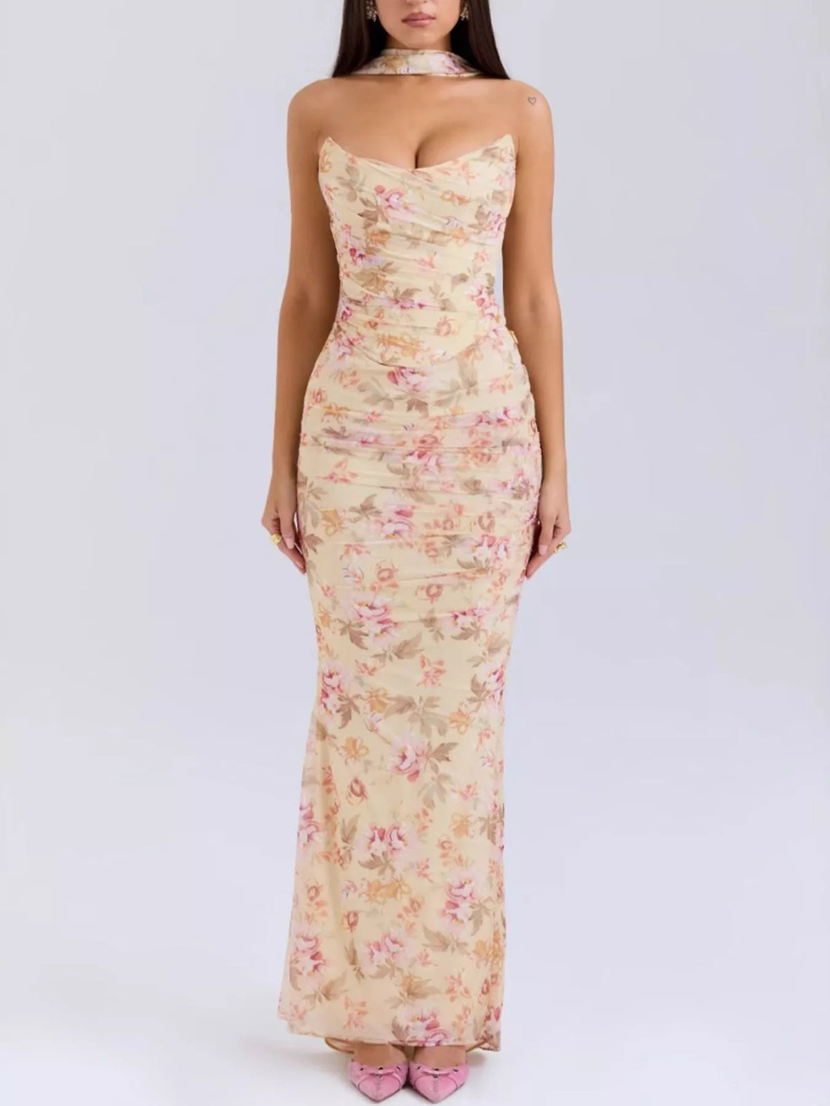 Elevate Your Style with the Tube Top Maxi Skirt Set — view 22