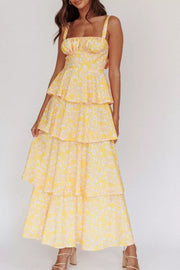 Floral Layered Maxi Dress — view 9