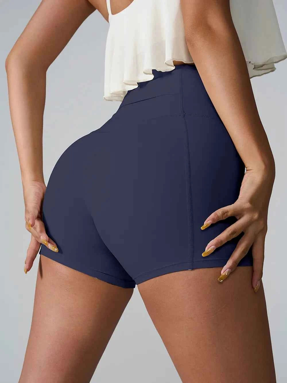 High Waist Active Shorts - Comfort Meets Performance — view 9