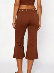 Mid Rise Capris Pants — view 10