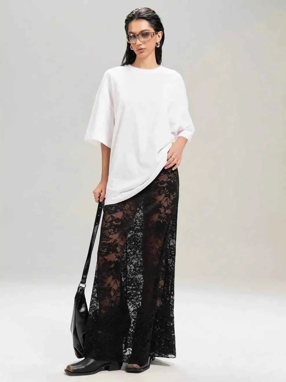 Lace Maxi Skirt — view 1