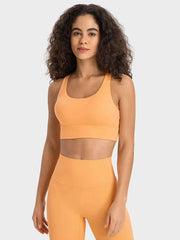 Millennia Crisscross Scoop Neck Active Tank — view 34