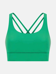 Millennia Crisscross Scoop Neck Active Tank — view 15