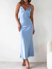 Satin Backless Cami Dress — view 2