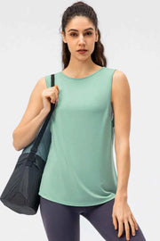 Cutout Reversible Active Tank: Versatile Comfort for Every Workout — view 1