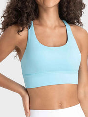 Millennia Crisscross Scoop Neck Active Tank — view 22