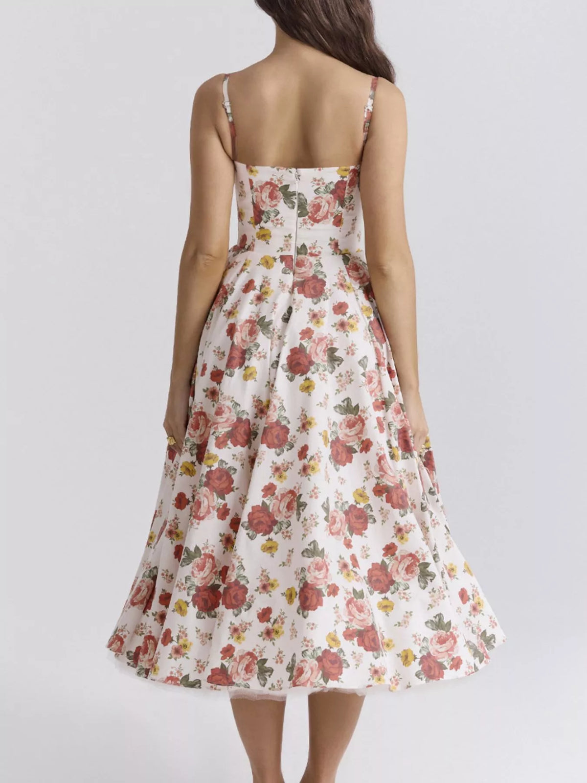 Sweetheart Neck A-Line Midi Dress — view 19