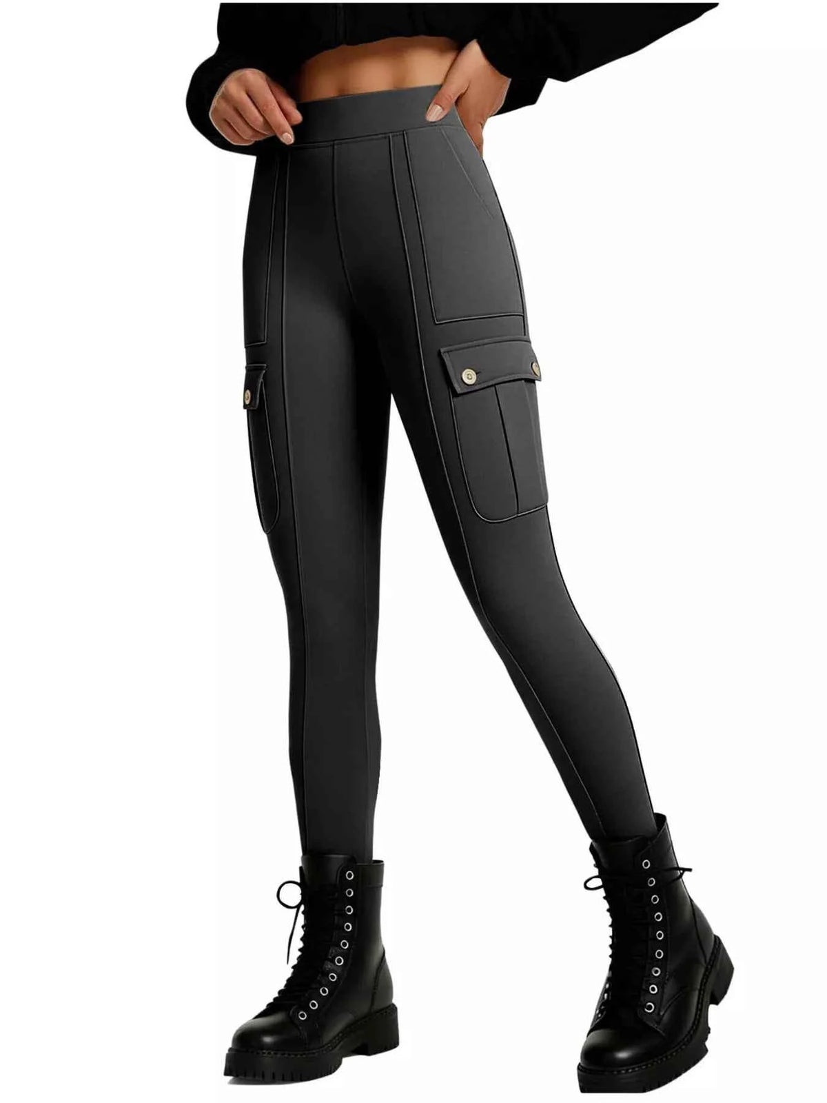 High Waist Active Pants - Comfort Meets Style — view 12