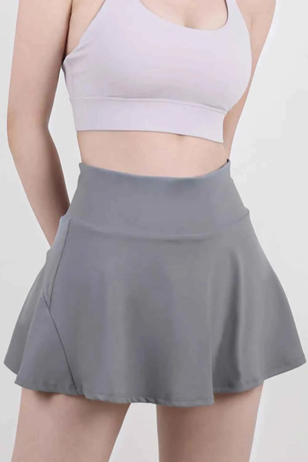 High Waist Pleated Active Skirt - Elevate Your Activewear Game — view 9