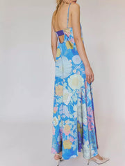 Floral Print Sleeveless Maxi Dress — view 11