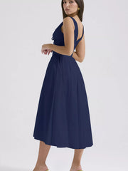 V-Neck Sleeveless Midi Dress — view 19