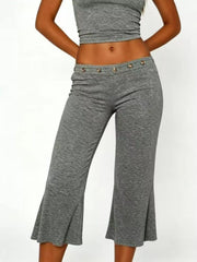 Mid Rise Capris Pants — view 11