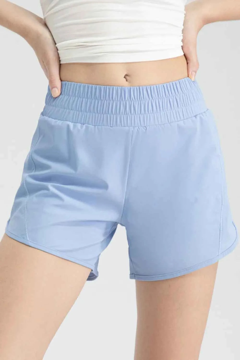 Elastic Waist Active Shorts - Comfort Meets Performance — view 1