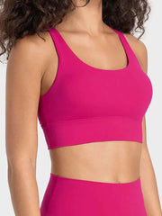 Millennia Crisscross Scoop Neck Active Tank — view 25