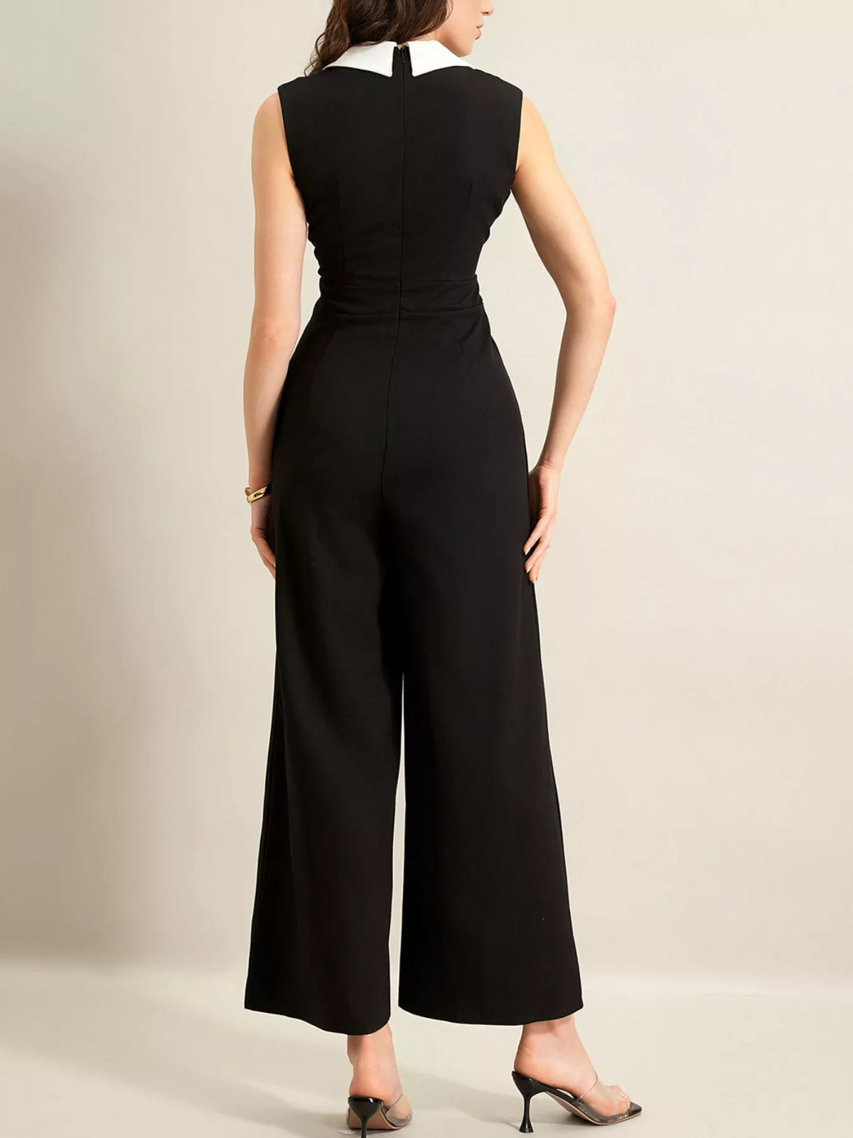 Sleeveless Wide Leg Jumpsuit — view 7