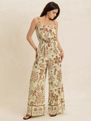 Tie Strap Wide Leg Jumpsuit — view 6