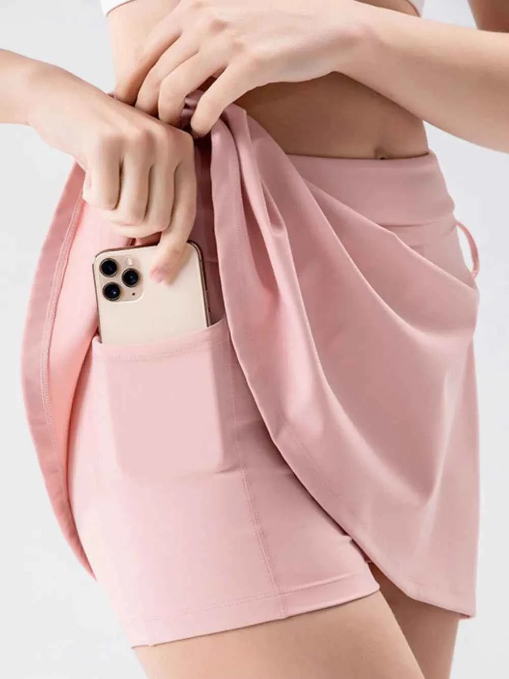 High Waist Active Skort with Pockets for Ultimate Comfort and Style — view 7