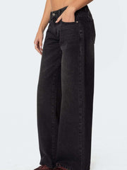 Vintage Wash Wide Leg Jeans - Timeless Style & Comfort — view 7