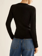 Button-Down Slim Fit Cardigan — view 4