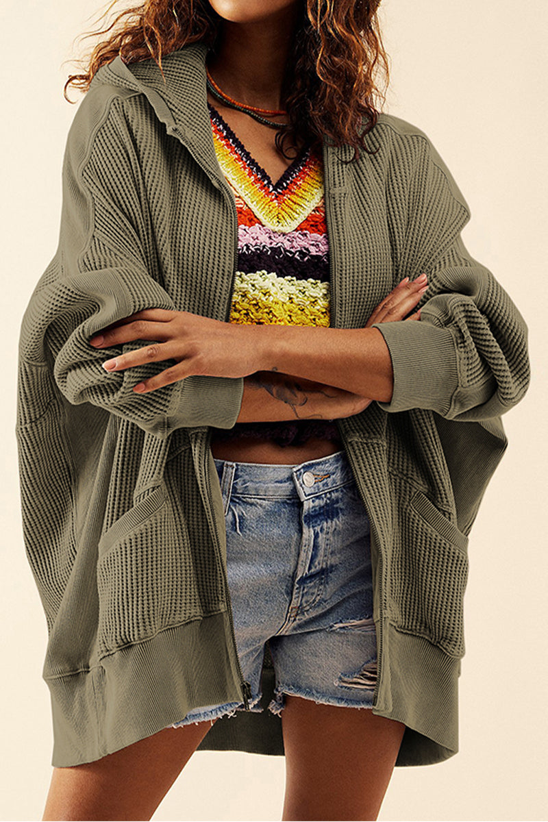 Zip-Up Long Sleeve Jacket for Stylish Comfort — view 14