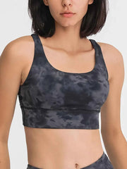 Millennia Crisscross Scoop Neck Active Tank — view 19