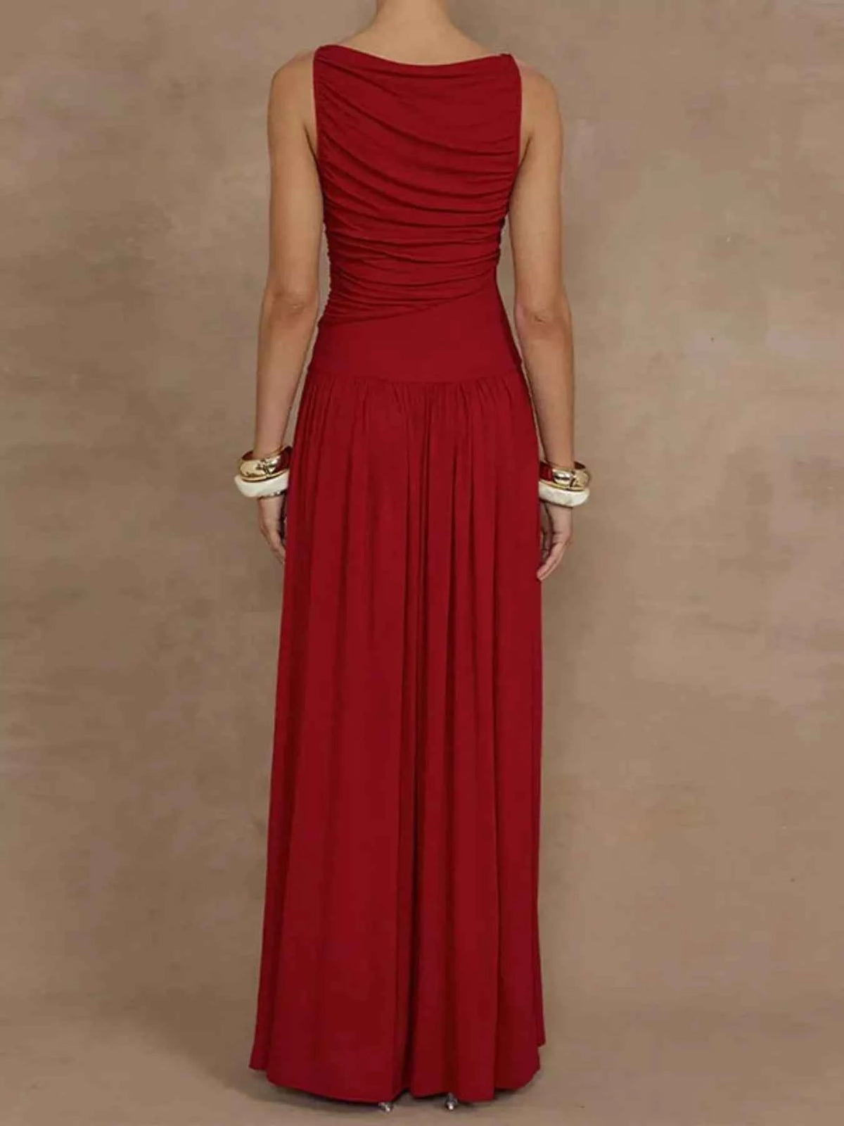 Ruched Sleeveless Maxi Dress — view 2