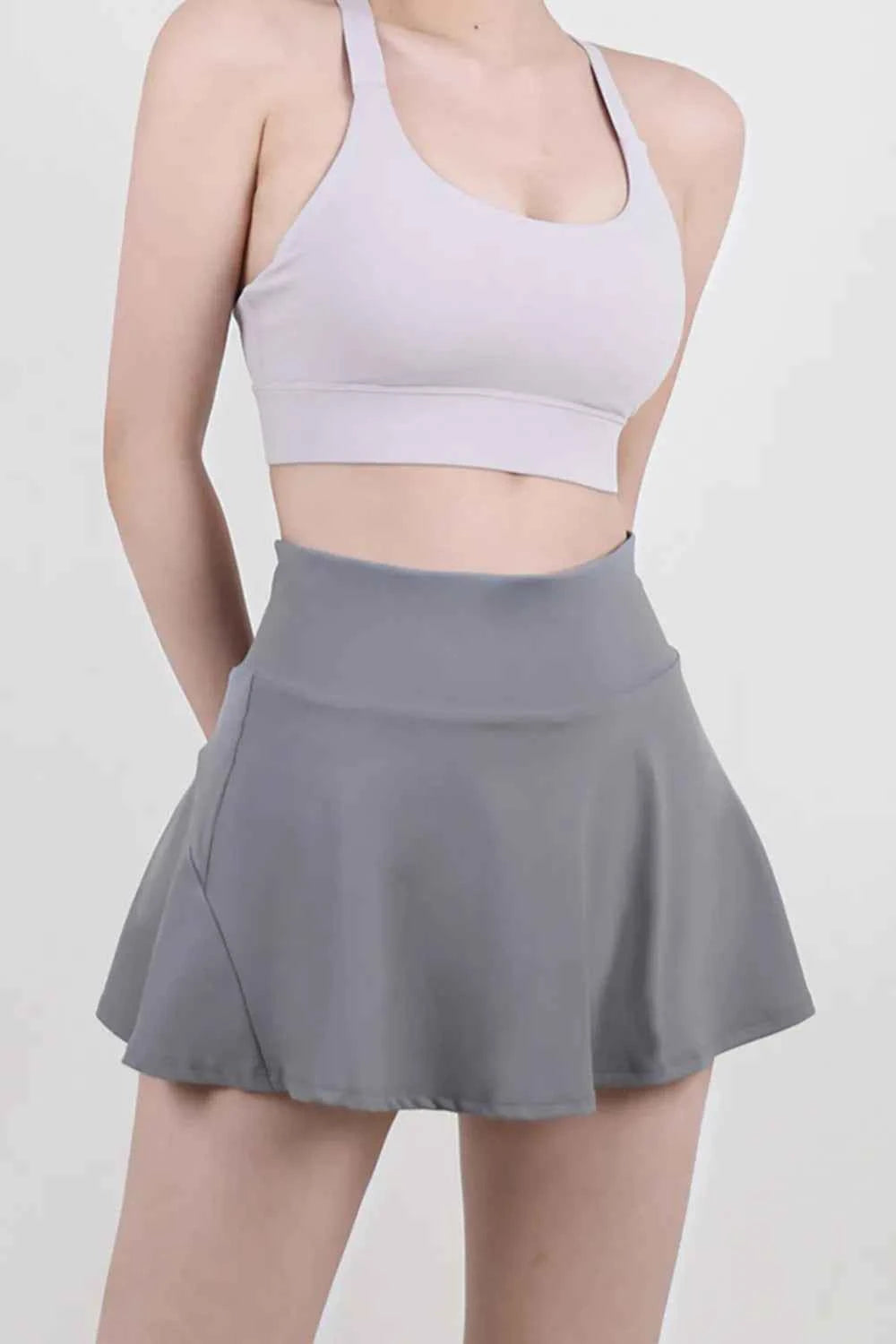 High Waist Pleated Active Skirt - Elevate Your Activewear Game — view 7