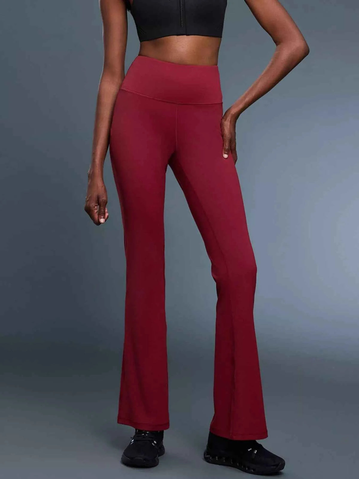 High-Waisted Flare Active Pants - Elevate Your Activewear Game — view 1