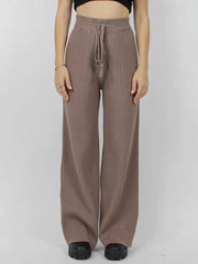 Ribbed Wide Leg Sweater Pants — view 7