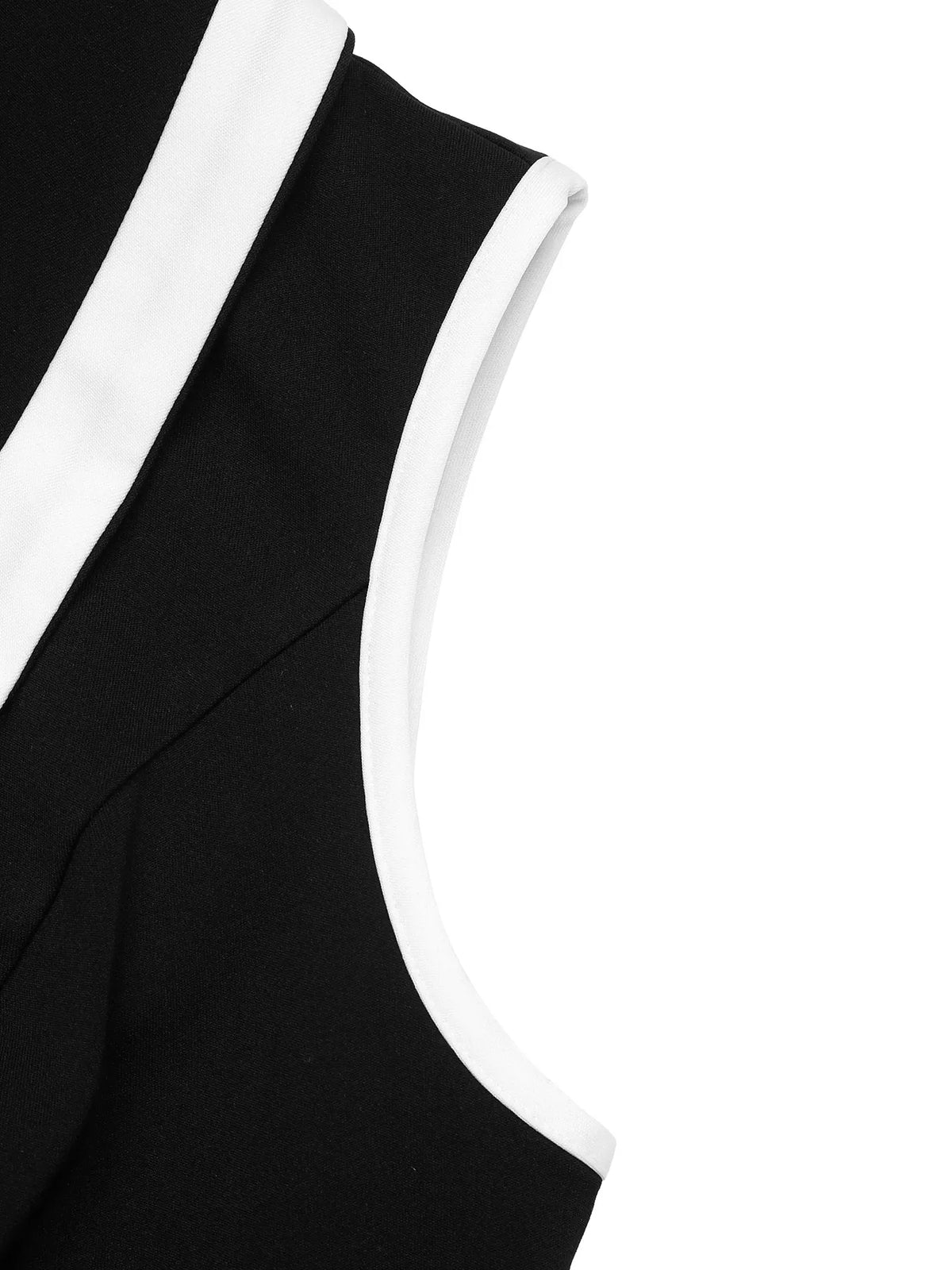 Sleeveless Button-Front Dress — view 10
