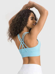 Millennia Crisscross Scoop Neck Active Tank — view 23