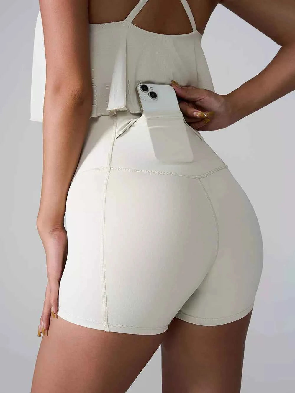 High Waist Active Shorts - Comfort Meets Performance — view 1