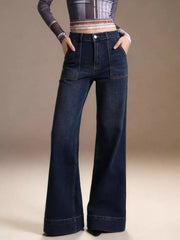 High-Waisted Flare Leg Jeans for Effortless Style — view 7
