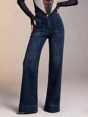 High-Waisted Flare Leg Jeans for Effortless Style — view 4