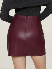 Chic Ruched Mini Skirt with Zipper – Elevate Your Style Effortlessly — view 10