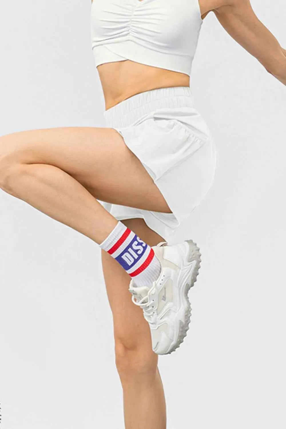 Elastic Waist Pocketed Active Shorts for Ultimate Comfort — view 13