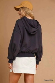 Zip-Up Fleece Hooded Jacket - Cozy and Stylish Comfort — view 3