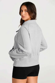 Half Zip Long Sleeve Sweatshirt — view 2