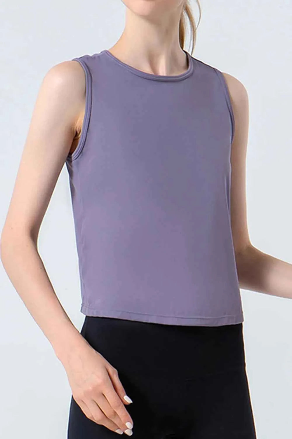 Round Neck Active Tank - Perfect Blend of Style and Comfort — view 16